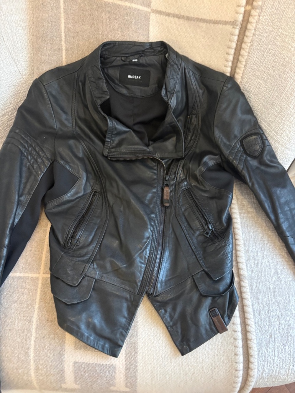 Rudsak cassie leather jacket size xs